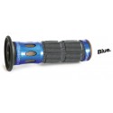 PROGRIP MANETKI PG744 SCOOTER ALU (22+25MM, DŁ.115MM) KOLOR NIEBIESKI (JEDNOSKŁADNIKOWE) (744-104) WYPRZEDAŻ